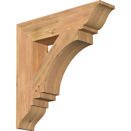 Ekena Millwork Imperial Traditional Smooth Bracket, Western Red Cedar, 5 1/2"W x 26"D x 26"H BKT06X26X26IMP01SWR